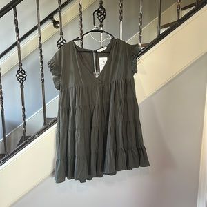 Mustard Seed Lined Babydoll Dress/Romper